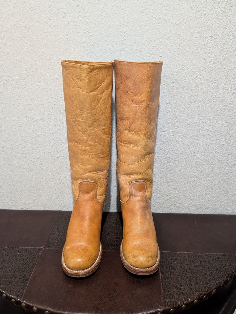 Vintage 70's FRYE Black Label Campus Boots Made in USA - Size 7B - Picture 7 of 16